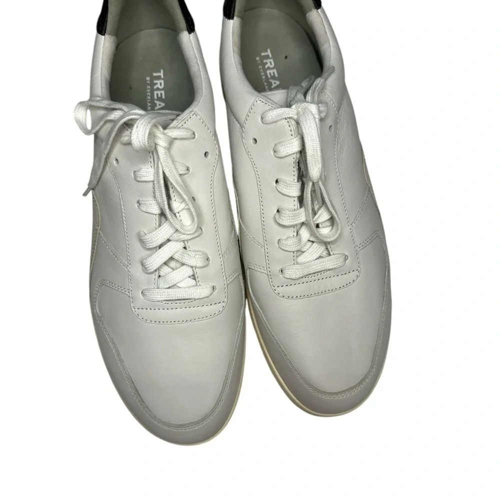 Everlane Tread Unisex Leather White Sneaker Shoes Women’s Size 13 Men’s Size 11